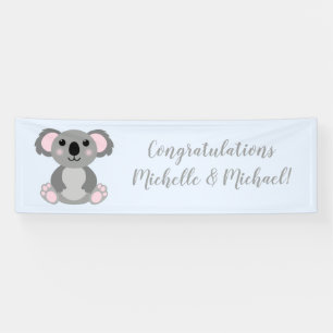 Lona Koala lleva a Baby Shower Blue Boy