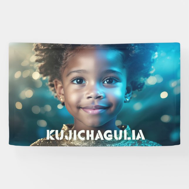 LONA KWANZAA - KUJICHAGULIA -  (Horizontal)