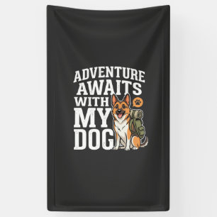 Lona La aventura espera con mi perro de excursión