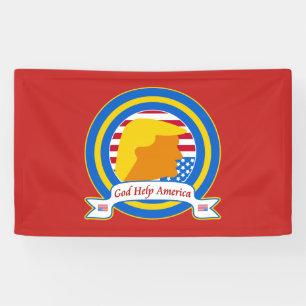 Lona La ayuda América de dios resiste el triunfo anti