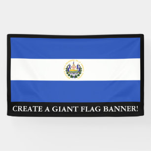 Lona La bandera de El Salvador