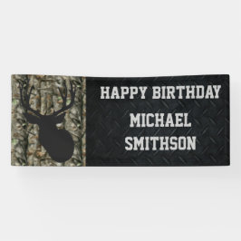 Lona La bandera de los hombres de la caza de Camo de