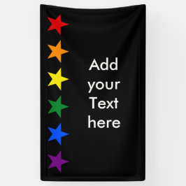 Lona La BANDERA del ARCO IRIS COLOREA la guirnalda de