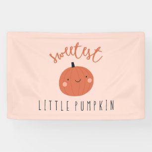 Lona la calabaza más dulce lindo Gran Banner de Rótulo