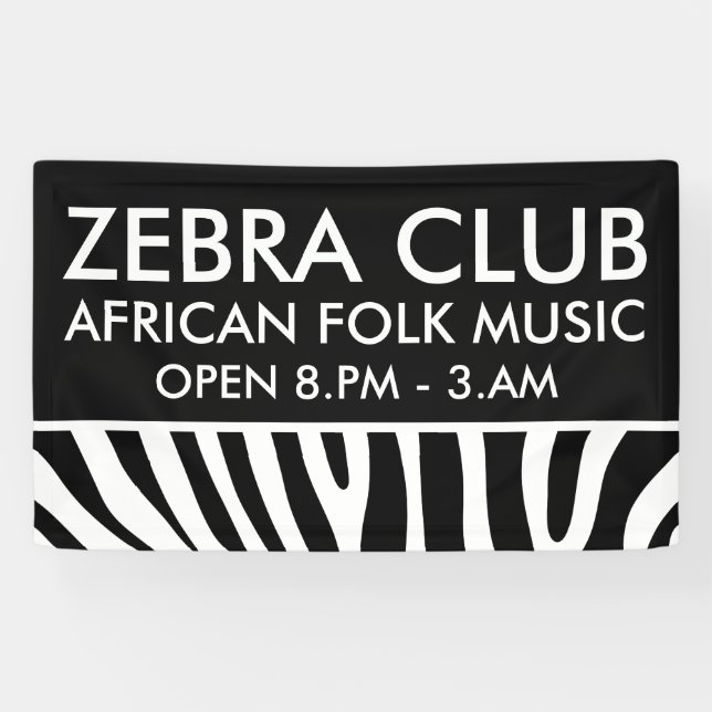 Lona La cebra raya el modelo + su fondo y ideas (Horizontal)