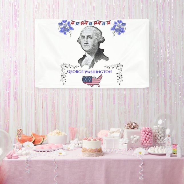 Lona La contribución de Washington (Fiesta)