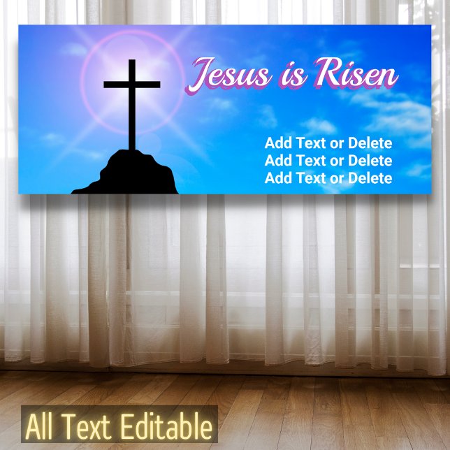 Lona La Cruz de Cristo Jesús es culto de la Iglesia de  (Subido por el creador)