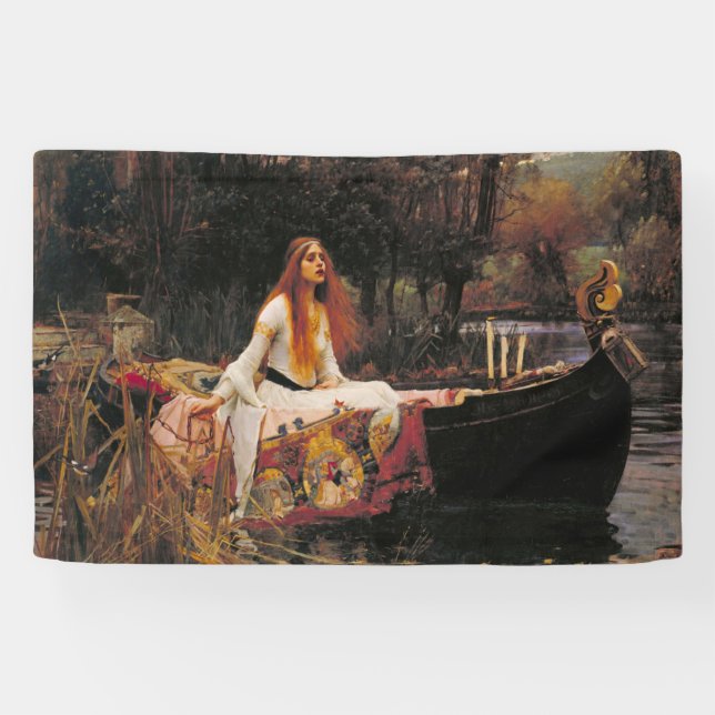 Lona La dama de Shalott (Belleza medieval) (Horizontal)