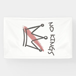 Lona La democracia no tiene estatus de Rey Libertad par