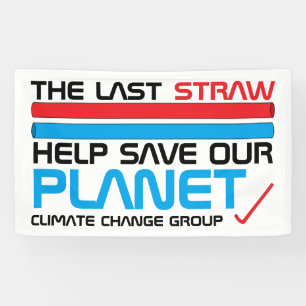 Lona La gota que colma el vaso, el cambio climático