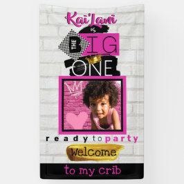 Lona La gran foto del primer cumpleaños del hip hop de