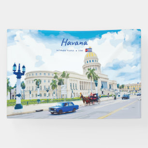 Lona La Habana, Cuba - Alma Clásica Vintage