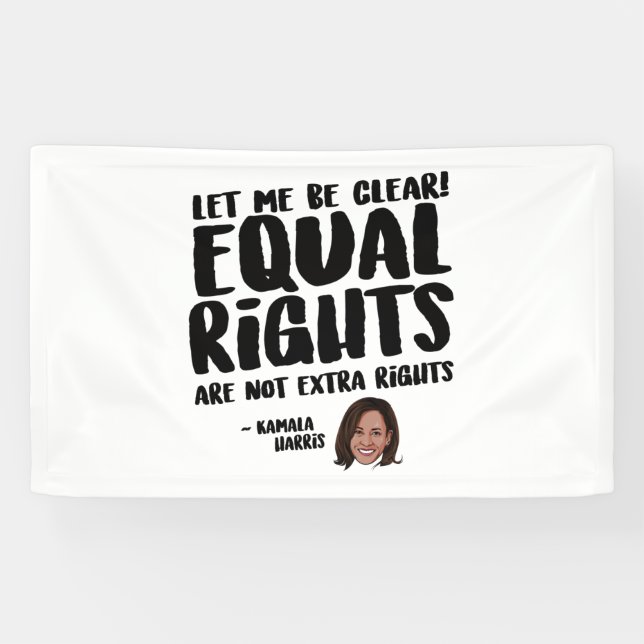 Lona La igualdad de derechos no es un derecho adicional (Horizontal)