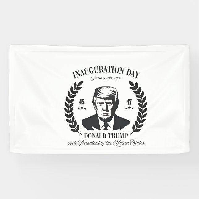 Lona La inauguración de Trump en 2025 Orgullosa Maga (Horizontal)