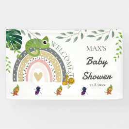 Lona La jungla sobre el arcoiris de la bienvenida Baby 