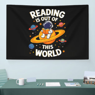 Lona La lectura está fuera de este mundo