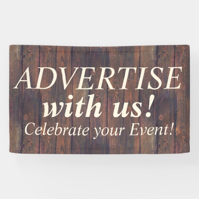 Lona La MADERA SUBE al modelo inconsútil + sus ideas (Horizontal)