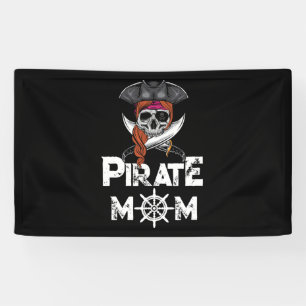Lona La madre pirata Jolly Roger Skull y la bandera de