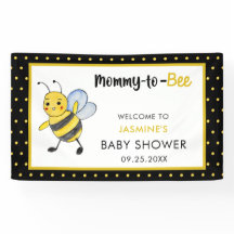 La mami-a-bee Cute Bee Baby Shower bienvenida Amar