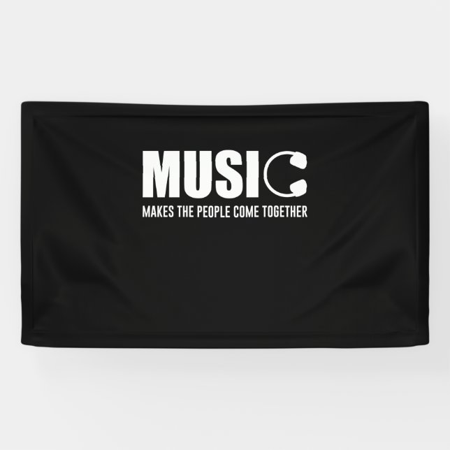 Lona La Música Une a la Gente (Horizontal)