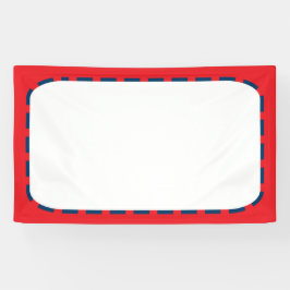 Lona La plantilla de encargo de la BANDERA DIY añade