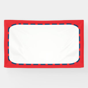 Lona La plantilla de encargo de la BANDERA DIY añade
