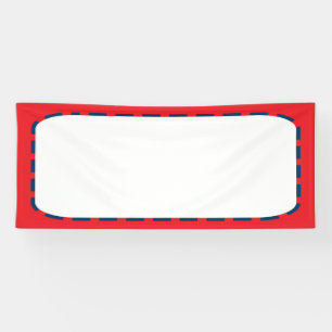 Lona La plantilla de encargo de la BANDERA DIY añade