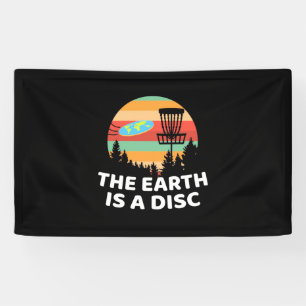 Lona La Tierra Es Un Golf De Disco