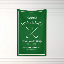 Lona La última flor antes de la soltera de golf Ring