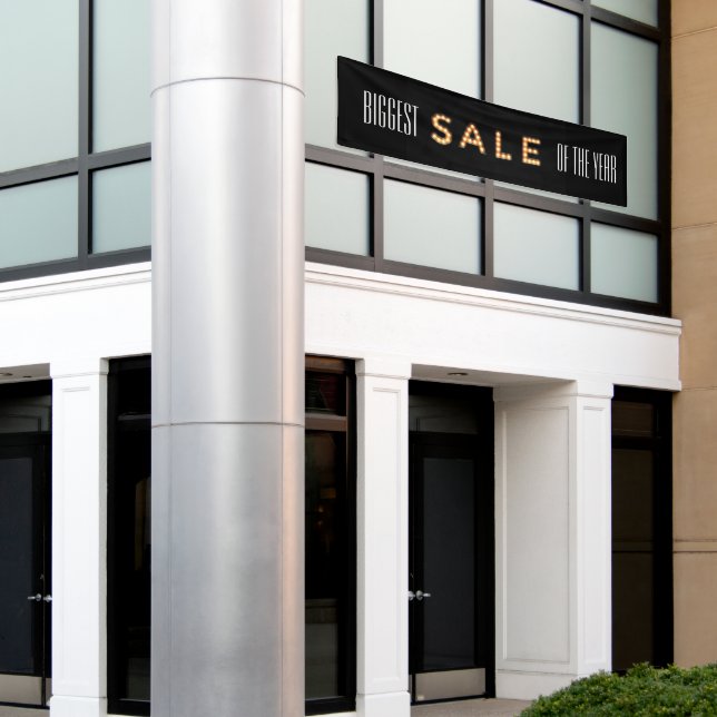 LONA LA VENTA MÁS GRANDE DEL AÑO (Edificio exterior)