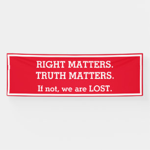 Lona La verdad importa la impugnación Rótulo de protest