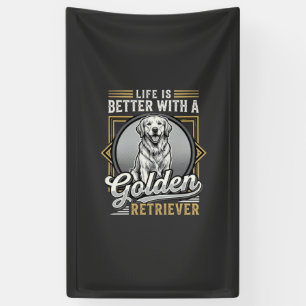 Lona La vida del Golden Retriever es mejor Perro