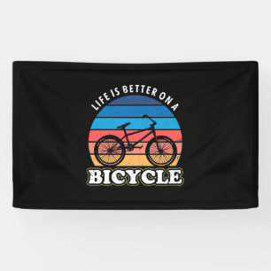 Lona La Vida Es Mejor En Bicicleta