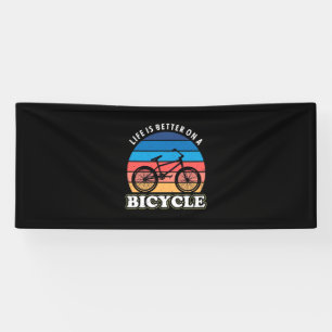 Lona La Vida Es Mejor En Bicicleta
