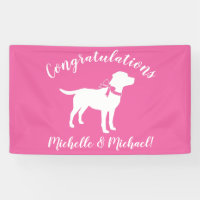 Labrador Dog Baby Shower Pink Chica Lab