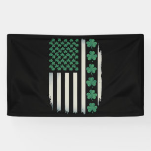 Lona Lacitos de bandera estadounidense Día de San Patri