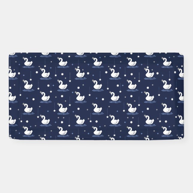 Lona Lago encantado - Diseño elegante de patrones de ci (Horizontal)