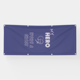 Lona Las banderas cristianas Jesús mi héroe llevaron