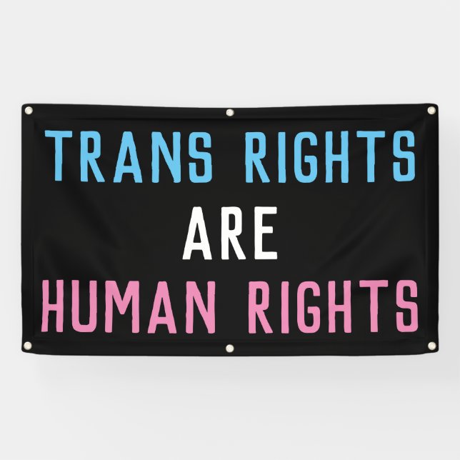 Lona Las derechas del transporte son derechos humanos (Horizontal)