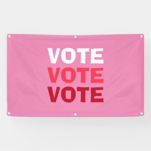 Lona Las mujeres votan campaña electoral política ros