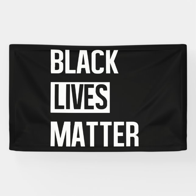 Lona Las vidas negras importan (Horizontal)