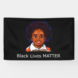 Lona Las vidas negras importan a los niños niños, el