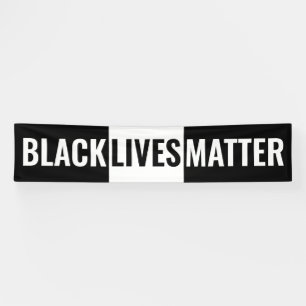 Lona Las vidas negras y blancas audaces importan