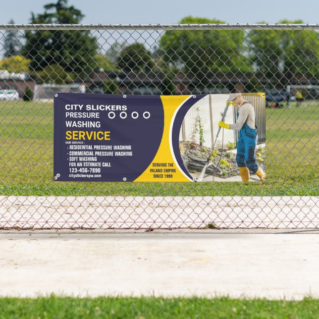 Lona Lavado de la presión comercial del personalizar (In situ)