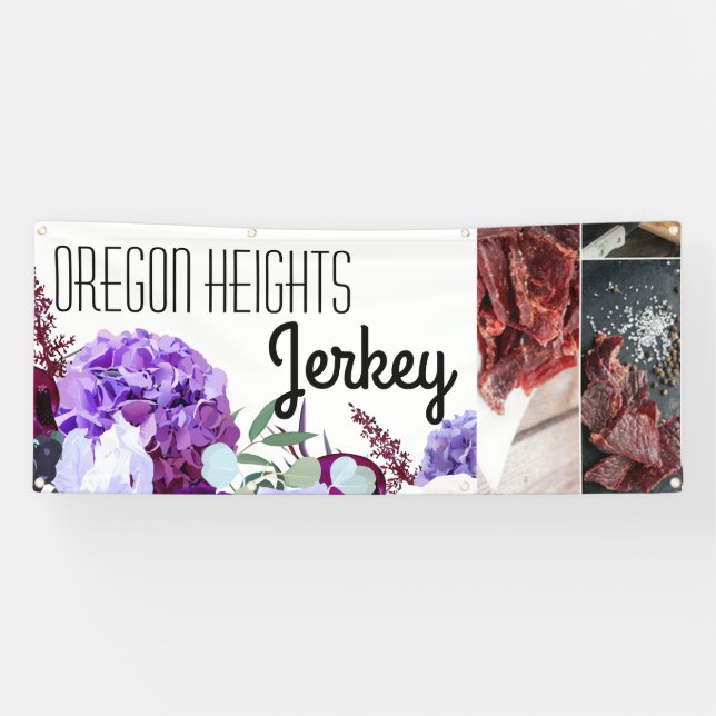 Lona Lavender Hibiscus, Invitación de negocios de 2.5'x (Horizontal)