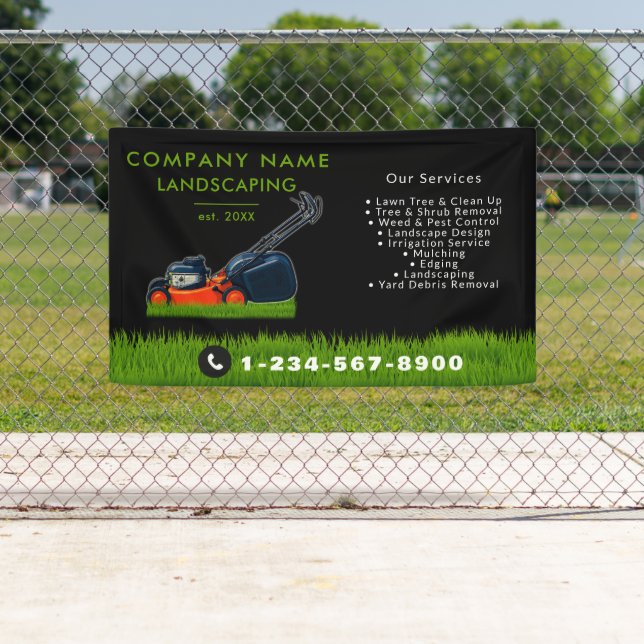 Lona Lawn Mowing Landscaping Garden Lawn Care Black (In situ)