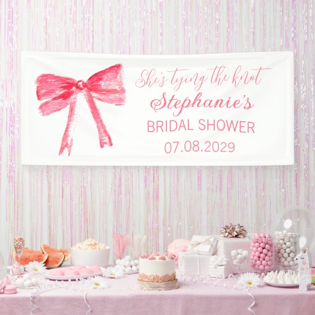 Lona Lazo Rosa Sonrojado Ella se casa Despedida de solt (Fiesta)