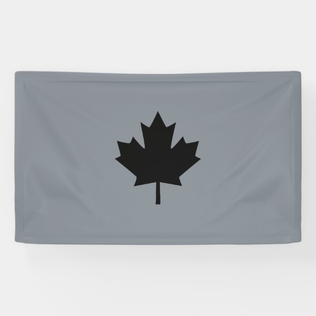 Lona Leaf negro canadiense negrita (Horizontal)