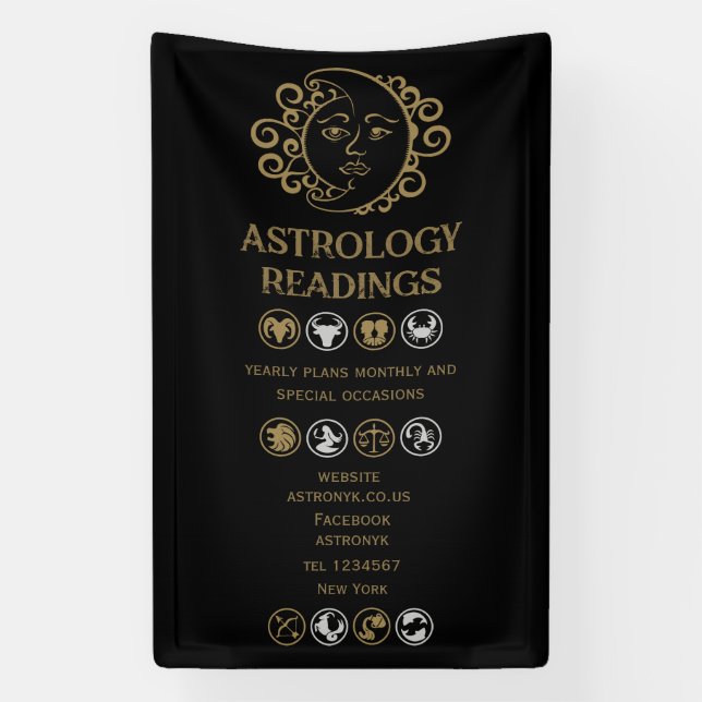 Lona Lectura de astrología (Vertical)