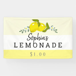 Lona Lemon Citrus Floral Lemonade Stand Kids